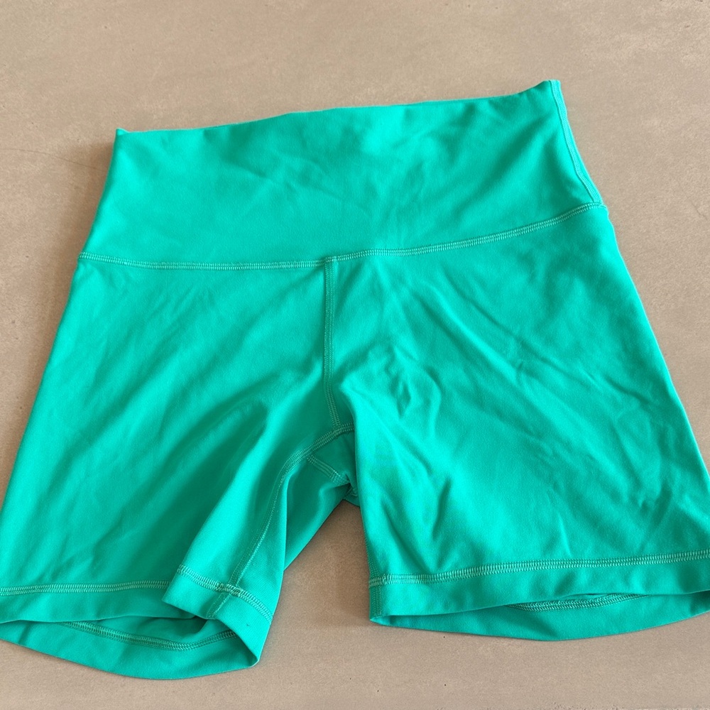 lululemon athletica Green Bike Shorts